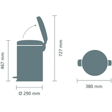 Бак для сміття BRABANTIA newIcon 20л 111846