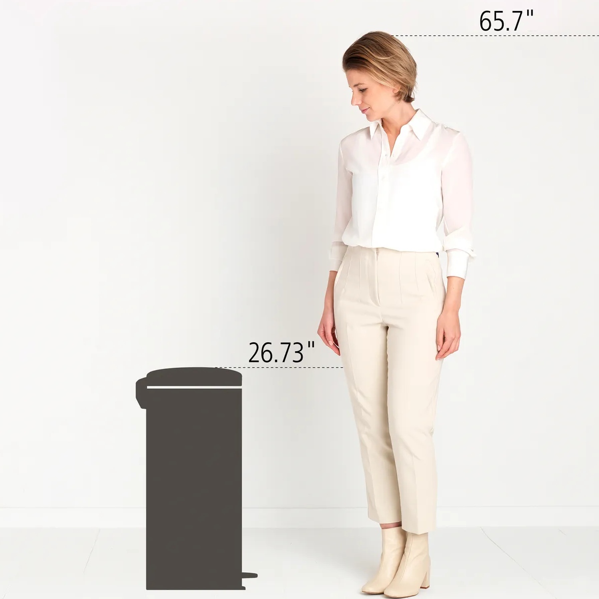 Бак для сміття BRABANTIA 30л 111785 Розмір 67.9 х 29.3 х 38