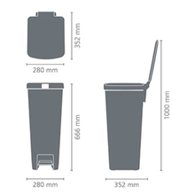 Бак для сміття BRABANTIA StepUp Pedal Bin 40 л (800023)