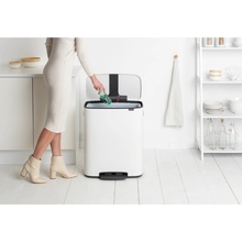 Бак для мусора BRABANTIA Bo Pedal Bin 60 л (211300)
