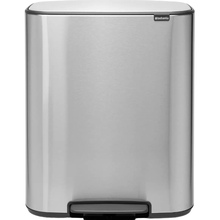 Бак для мусора BRABANTIA Bo Pedal Bin 30+30 л (211461)