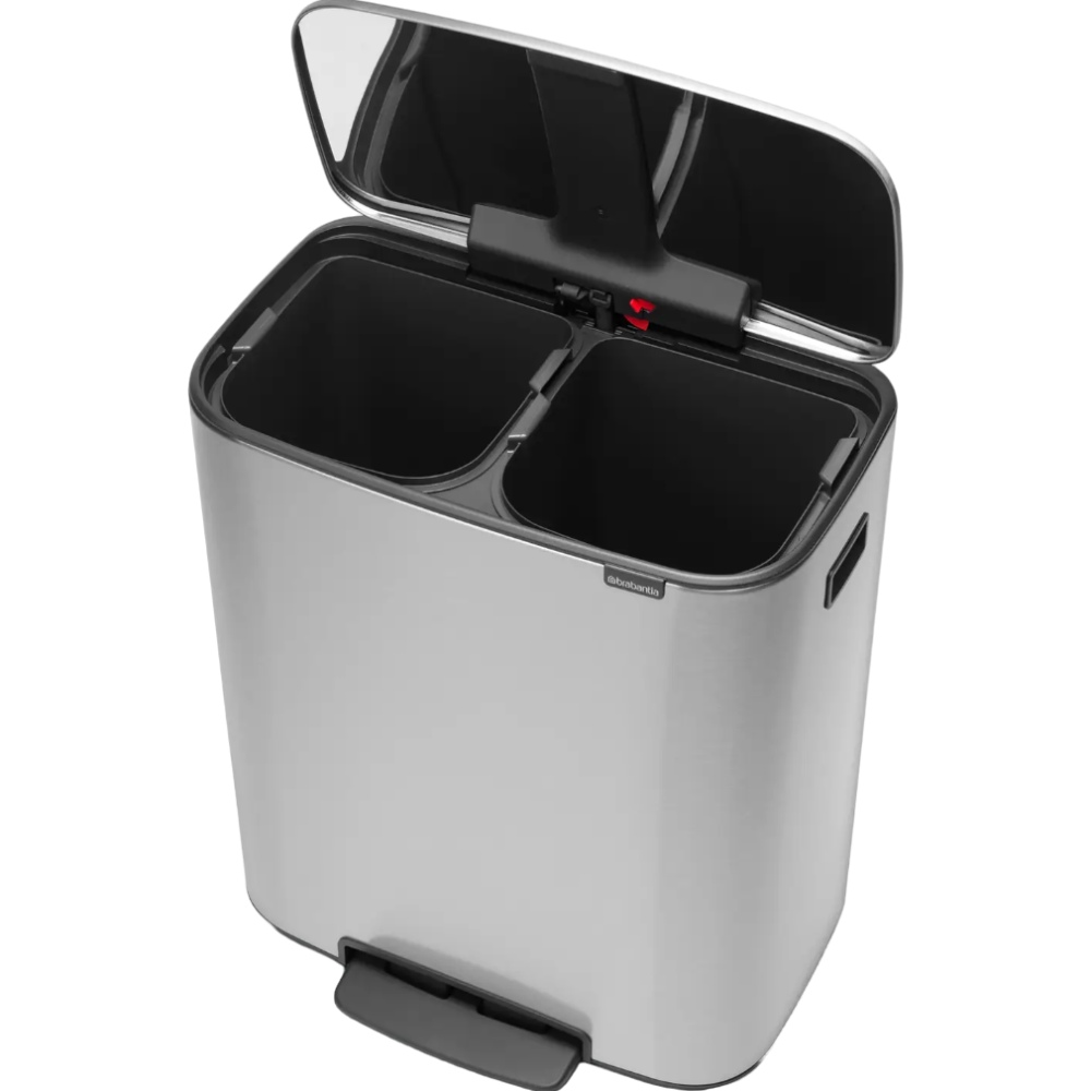 Бак для сміття BRABANTIA Bo Pedal Bin 30+30 л (211461) Об’єм 60
