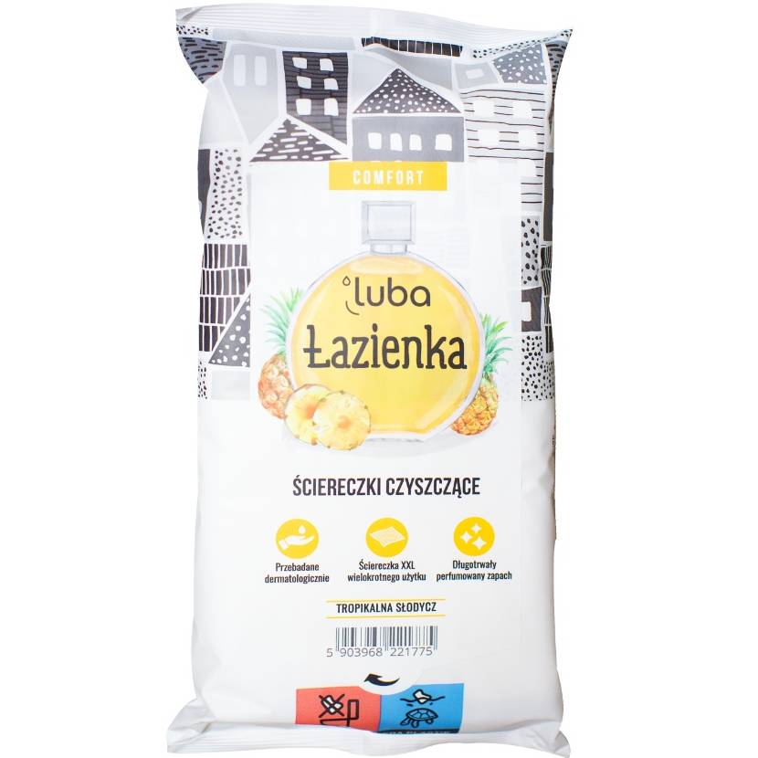 Вологі серветки LUBA Comfort для миття ванної кімнати парфумовані 32 шт. (LCUWWBRP32) Вологі серветки LUBA Comfort для миття ванної кімнати парфумовані 32 шт. (LCUWWBRP32)