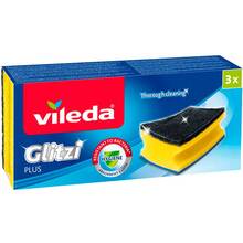 Губки кухонні VILEDA Glitzi Plus 3 шт (4003790001444)