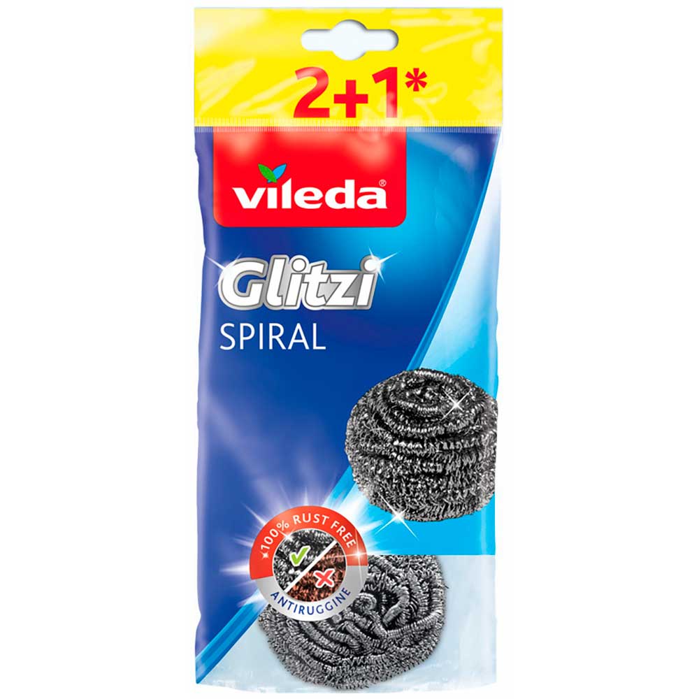 Скребки металлические VILEDA Spiral 2+1 шт (4023103210370)