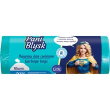 Пакеты для мусора PANI BLYSK 120 л 10 шт