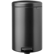 Відро для сміття Brabantia NewIcon Pedal Bin 20 л Графітовий (233500)