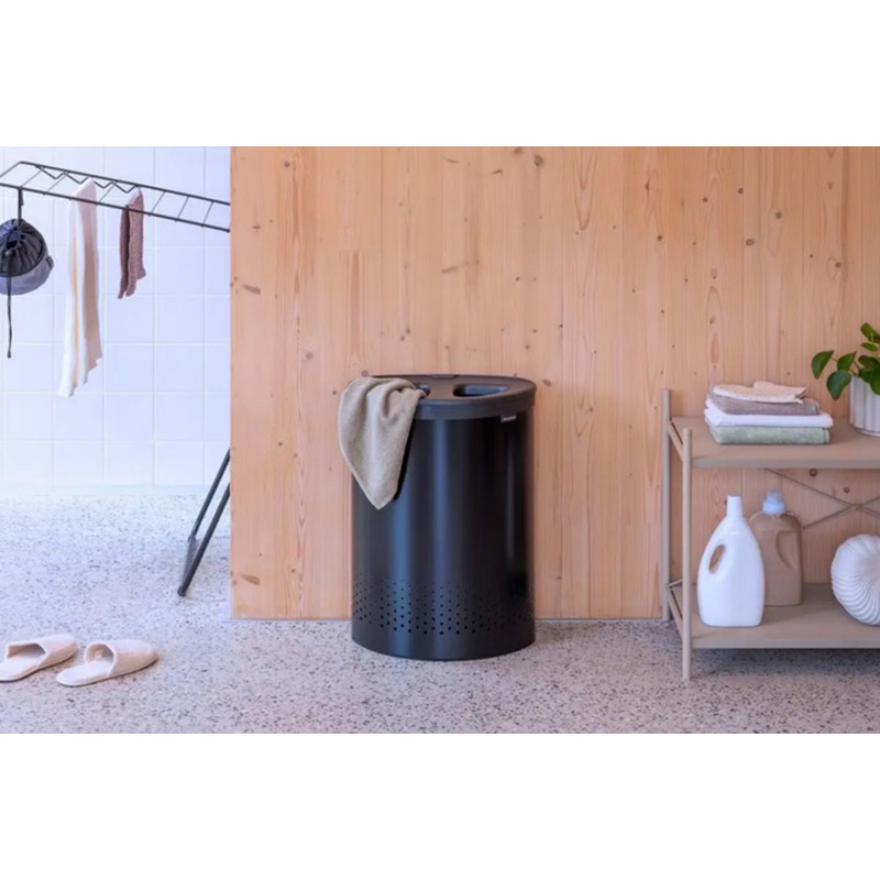 Ведро для мусора Brabantia Laundry Bin 55 л Black (242366) Объем 55