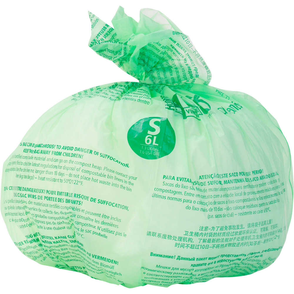 Пакеты для мусора Brabantia Bin Liners S 6 л 10 шт Green (419683_MIRS) Размер 38 х 38 х 0.1