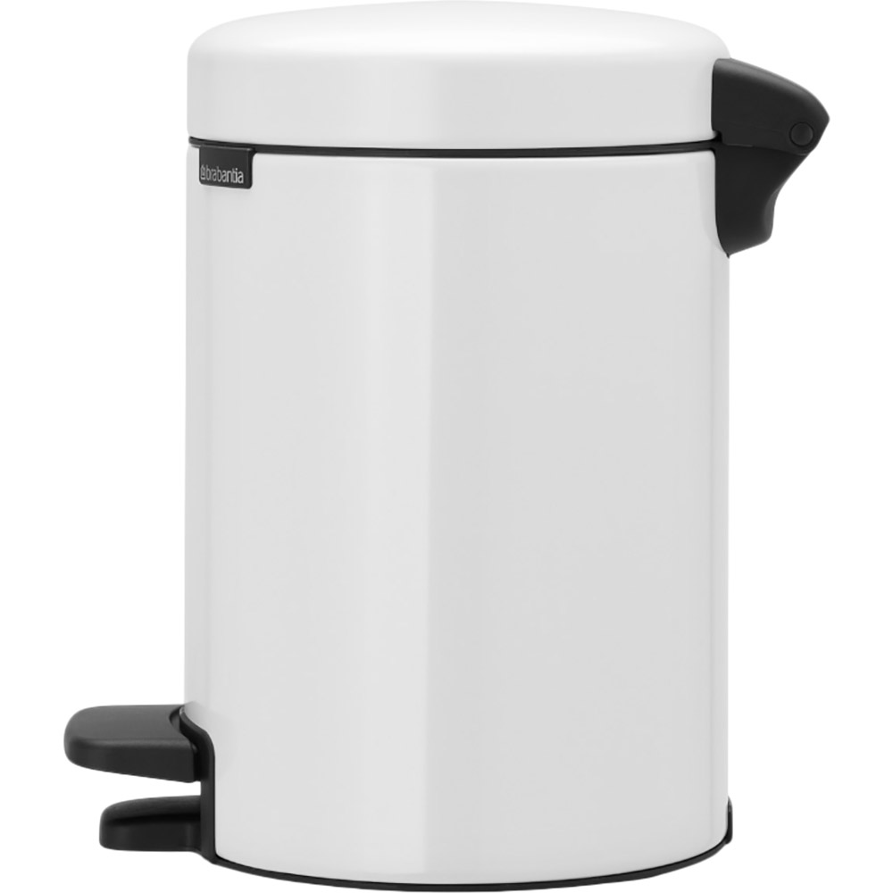 Ведро для мусора Brabantia Pedal Bin 3 л White (112126) Материал  Металл