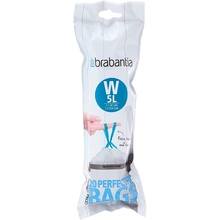 Пакети для сміття BRABANTIA Bin Liners 5л W 20 шт. білий (116681)