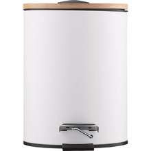 Ведро для мусора ARDESTO Minimalism с педалью 3 л White (ARHB3601WB)