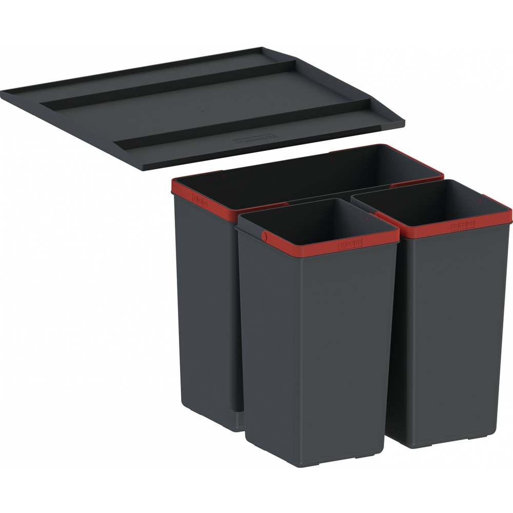 Система сортування відходів FRANKE Easysort450-1-2 Black (121.0494.150)