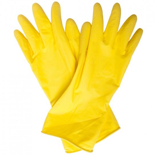 Рукавички BUROCLEAN M Yellow (4823078930736) Тип рукавички