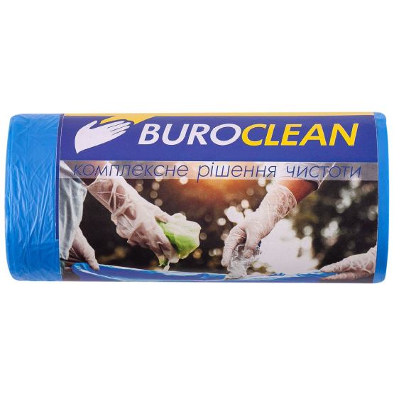 Пакети для сміття BUROCLEAN EuroStandart 35 л 50 шт Blue (4823078977830)