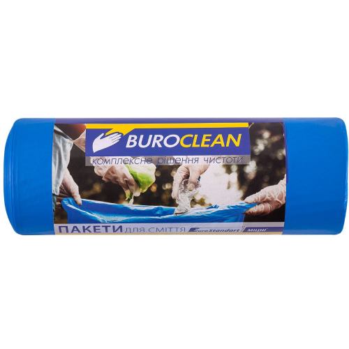 Пакети для сміття BUROCLEAN EuroStandart 240 л 10 шт Blue (4823078977977)