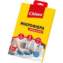 Салфетки для уборки CHISTO Микрофибра Универсальная 1шт (4820164151068)
