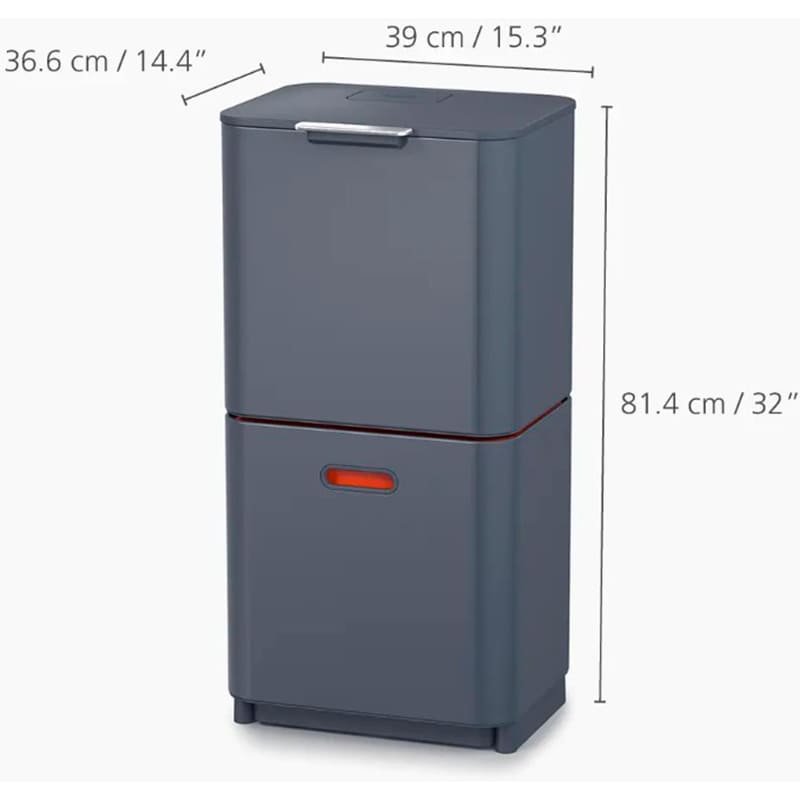 Контейнер для мусора JOSEPH JOSEPH Totem 60 л Black (30062) Контейнер для мусора JOSEPH JOSEPH Totem 60 л Black (30062) Объем 60