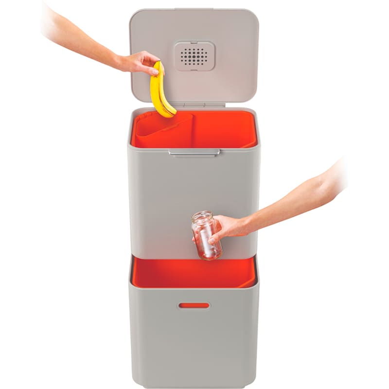 Контейнер для мусора JOSEPH JOSEPH Totem 60 л Stone (30061) Контейнер для мусора JOSEPH JOSEPH Totem 60 л Stone (30061) Материал  Полипропилен