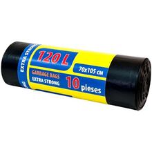 Пакеты для мусора GREY PACK 120 л 10 шт Black (l12010)