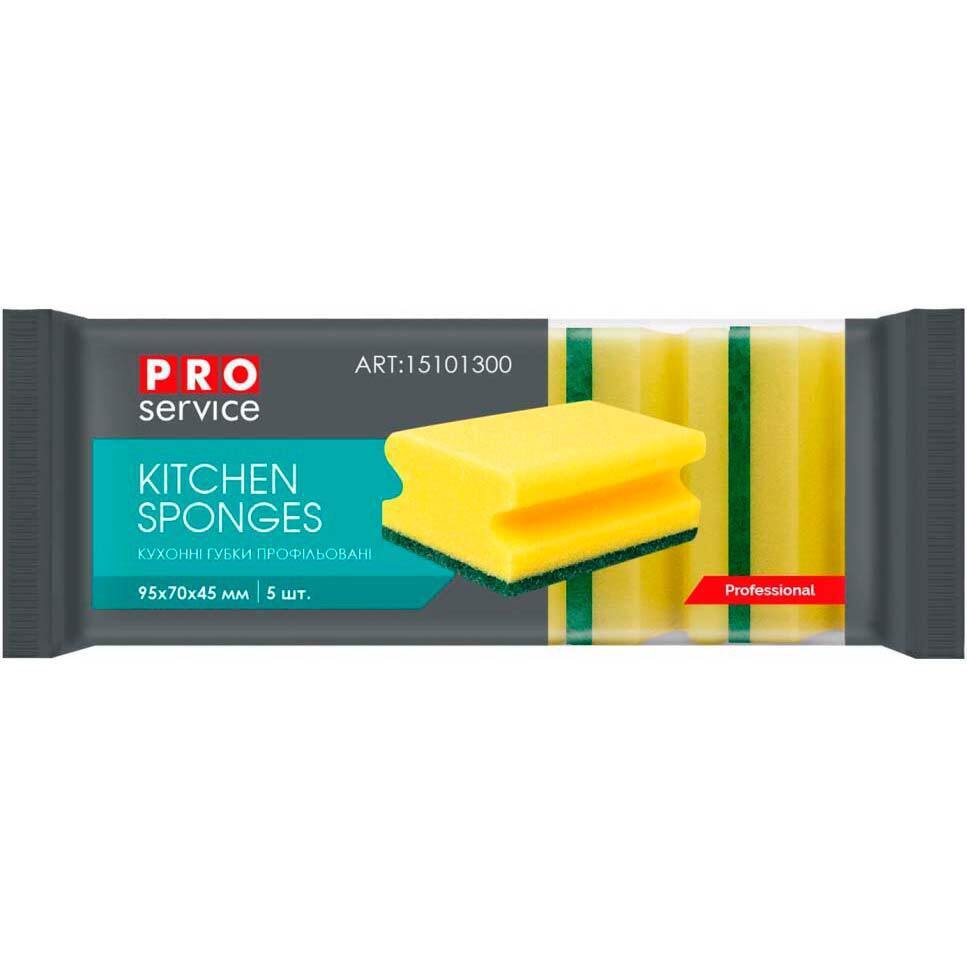 Губки PRO SERVICE Professional профилированные 5 шт. (4823071607673)