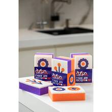 Губки кухонные ДОБРА ГОСПОДАРОЧКА коллекция Выбойка с принтом 2 шт (4820086523998)