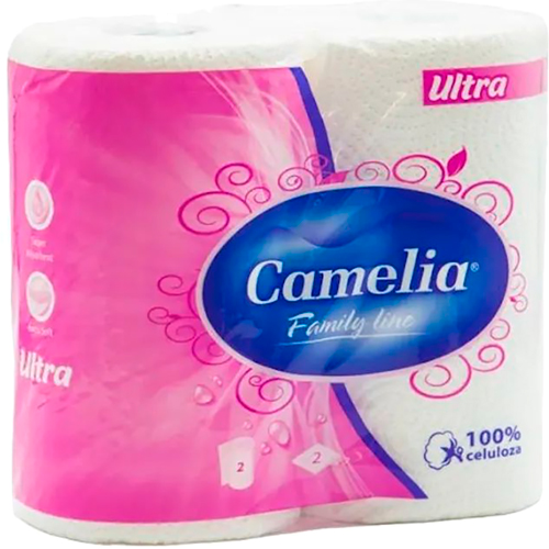Бумажные полотенца CAMELIA Ultra 2 слоя 2 рулона (8606107569864)