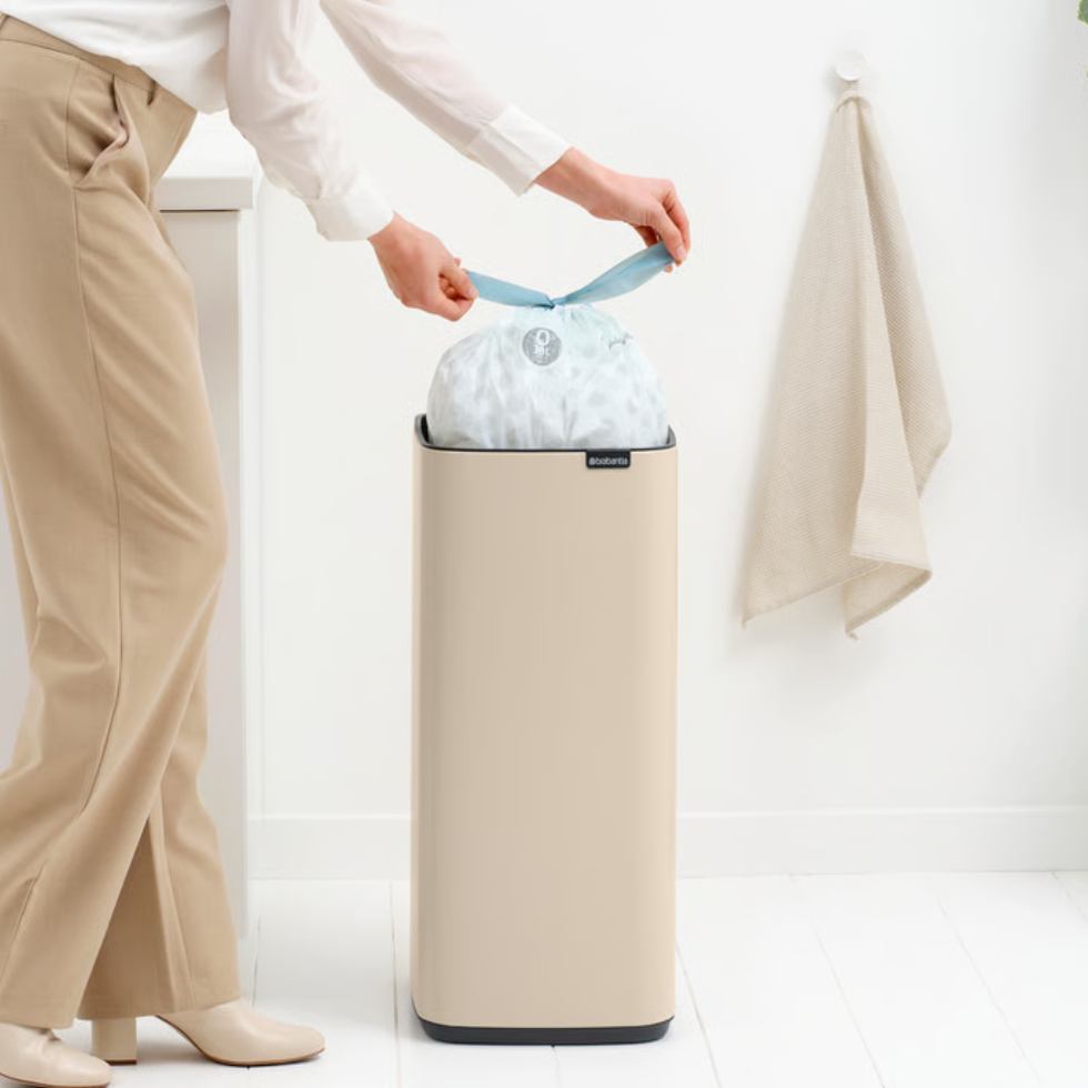 Ведро для мусора BRABANTIA Bo Touch Bin 30 л Soft Beige (238222) Объем 30