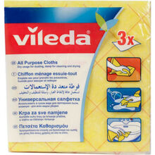 Серветки VILEDA Allpurpose Cloth, 3 шт універсальні (4003790025419)