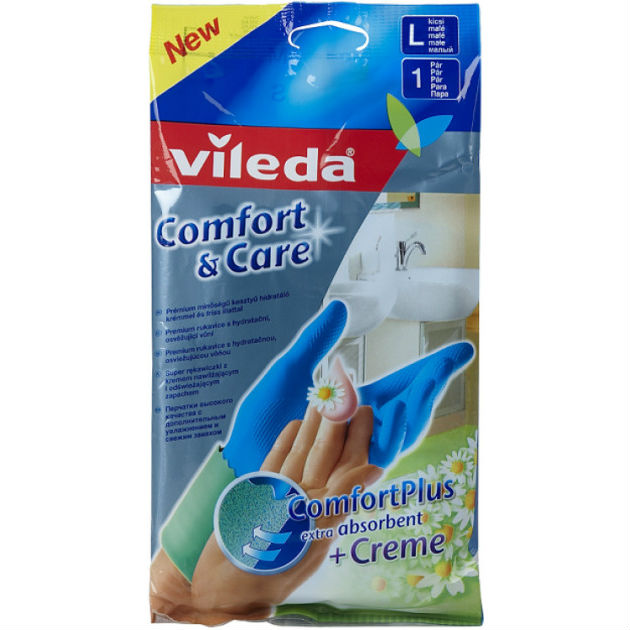 Перчатки VILEDA Сomfort&Care, L (4023103073081)