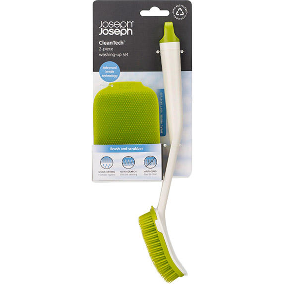 

Набор JOSEPH JOSEPH Cleantech для мытья посуды 2 пр (85160), Набор щетка и скребок для очистки, 2 пр 85160