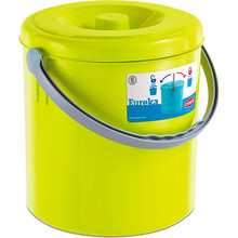 Ведро с крышкой STEFANPLAST EUREKA 10 л Green (20113)