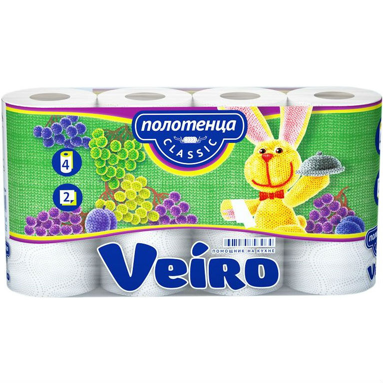 Полотенца бумажные VEIRO Classic (5П24) Полотенца бумажные VEIRO Classic (5П24)