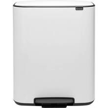 Бак для мусора BRABANTIA Bo Pedal Bin 2-секц.2х30л (211447)