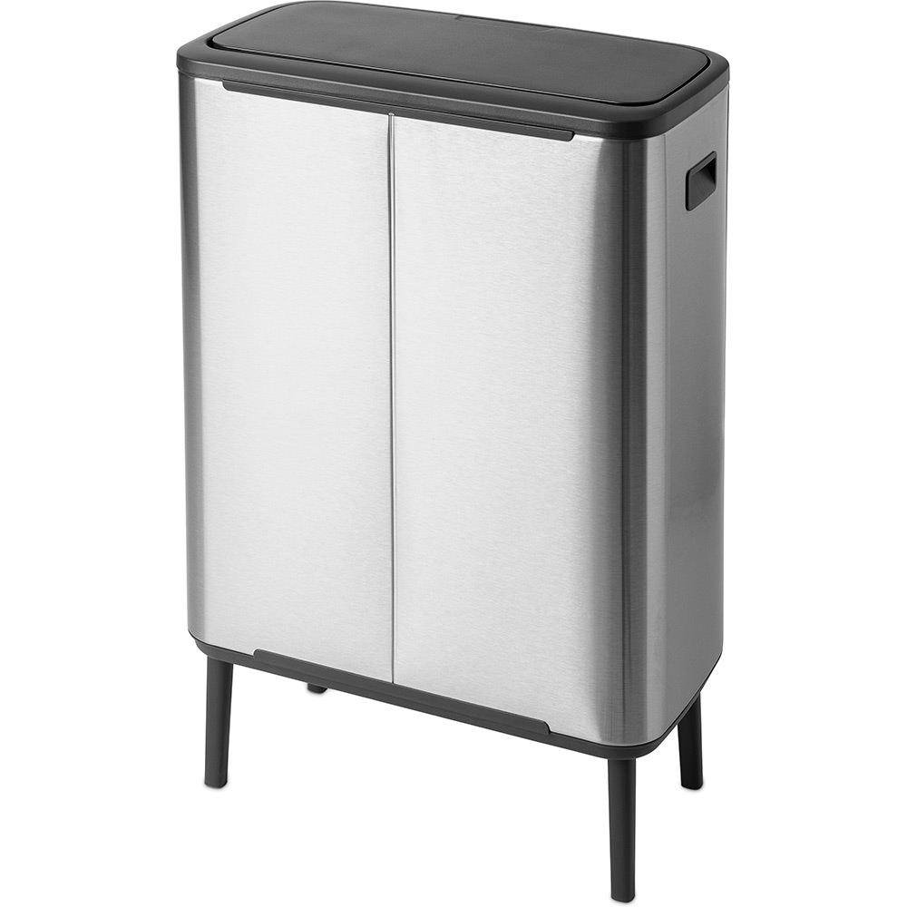 Бак для сміття BRABANTIA Bo Touch Bin Hi 2 х 30 л (130649) Матеріал Метал; Поліпропілен