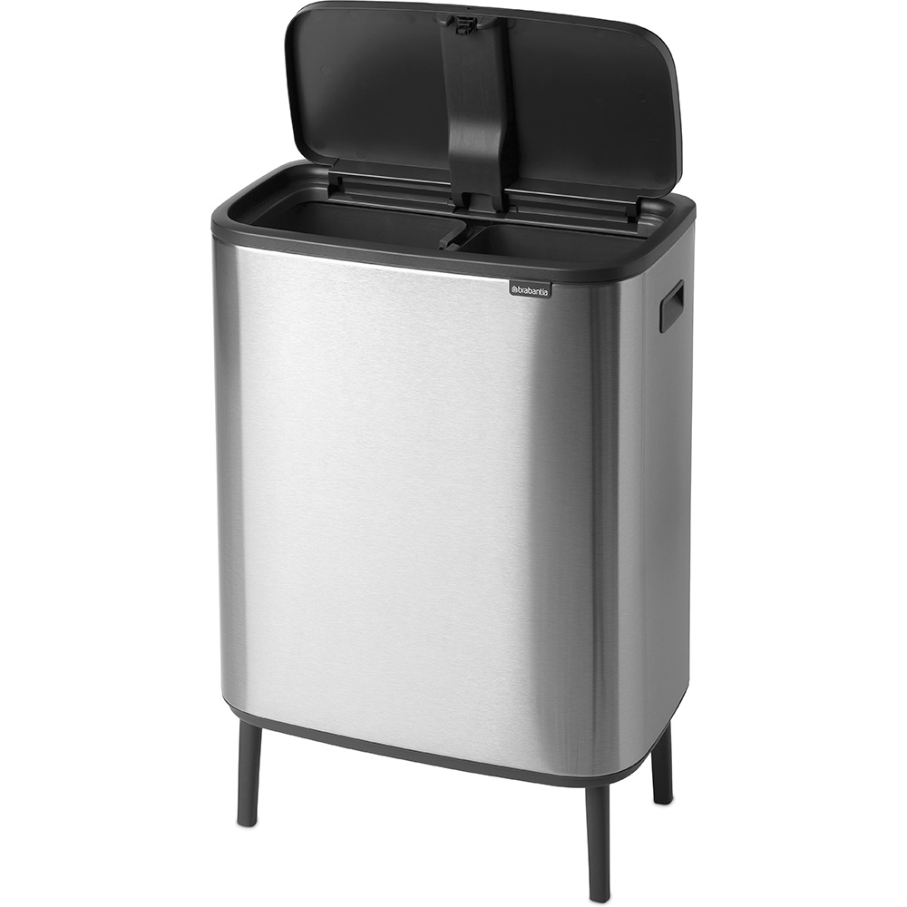 Бак для сміття BRABANTIA Bo Touch Bin Hi 2 х 30 л (130649) Розмір 81.5 х 54.5 х 31.2