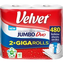 Бумажные полотенца Velvet Jumbo Duo 2 шт (5901478007858)