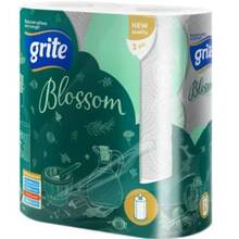 Бумажные полотенца GRITE Grite Blossom 2 шт 120 листов (4770023625929)