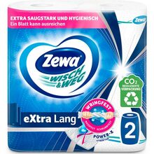 Паперові рушники ZEWA Wisch&Weg Extra Lang Original 2-шарові 2 шт (7322540833300/7322540973174)