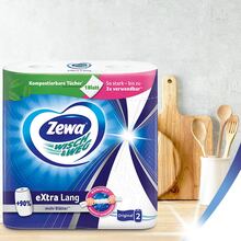 Паперові рушники ZEWA Wisch&Weg Extra Lang Original 2-шарові 2 шт (7322540833300/7322540973174)