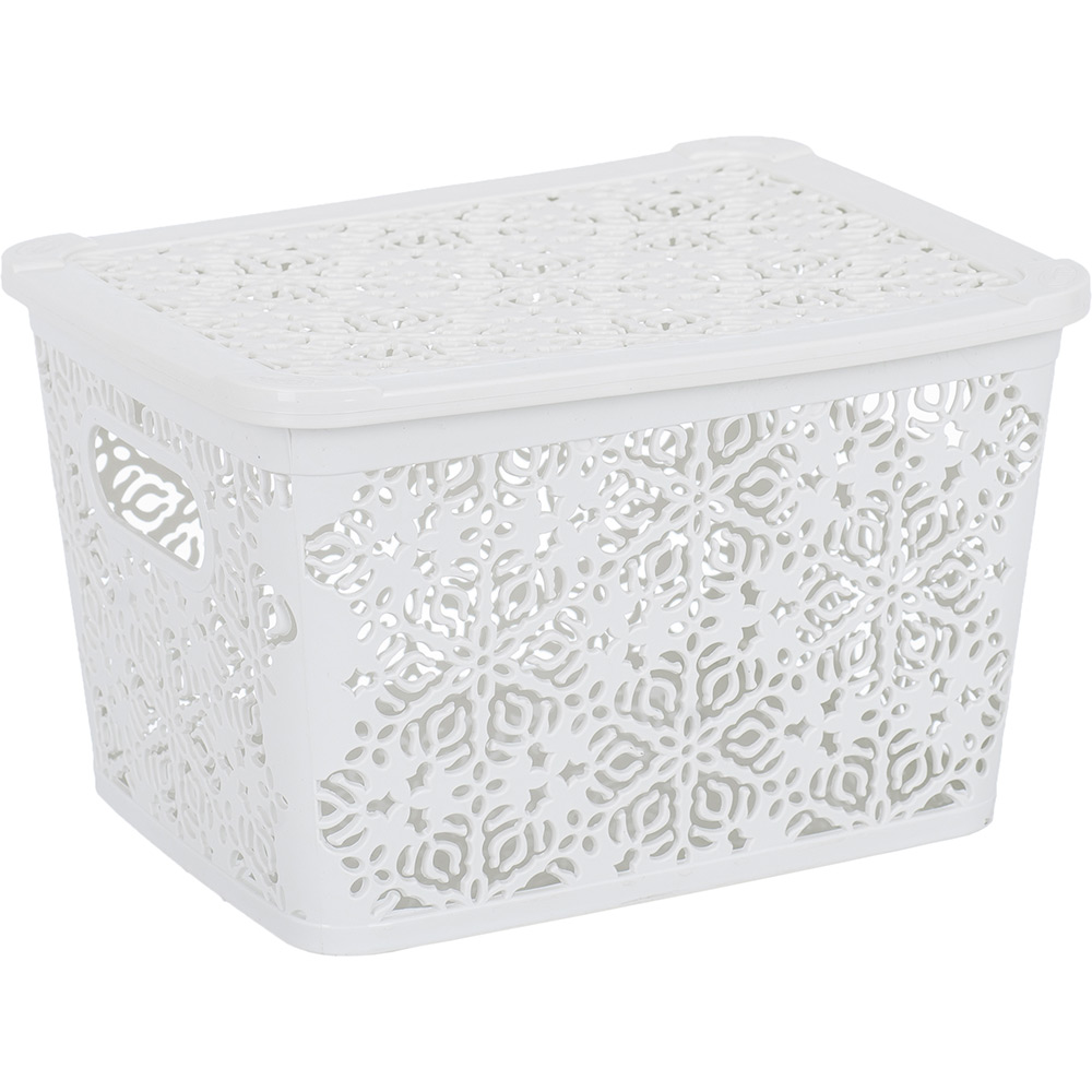 

Корзина VIOLET HOUSE 0402 №2 Ажур White 7 л, 0402 №2 Ажур