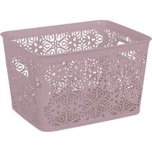 Корзина для хранения VIOLET HOUSE Ажур 0502 №2 POWDER 7 л