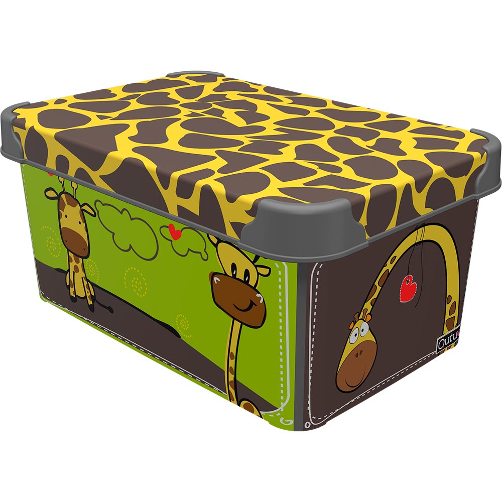 Контейнер QUTU STYLE BOX с крышкой GIRAFFE 5 л