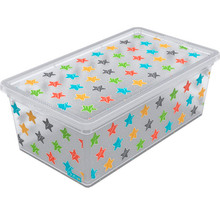 Контейнер QUTU LIGHT BOX Colored Stars 5 л