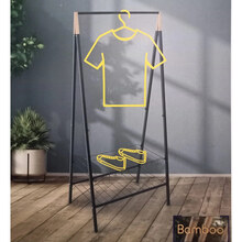 Стойка для одежды Casa Si Garment Rack Bamboo Black (CS92308W04)