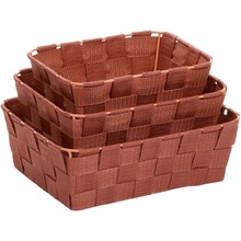 Набор корзин KELA  Alvaro 3 шт Terracotta (24563)