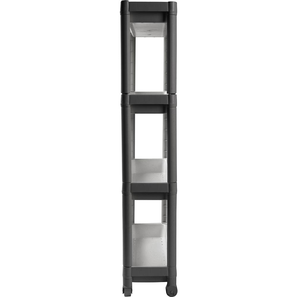 Этажерка VIOLET HOUSE 6014 Long Shelf 4 полки Grey (8690070407148) Особенности Материал: полипропилен;