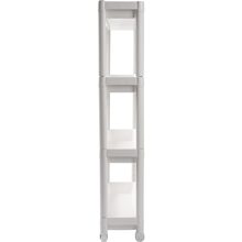 Етажерка VIOLET HOUSE 6014 Long Shelf 4 полиці White (8690070407155)