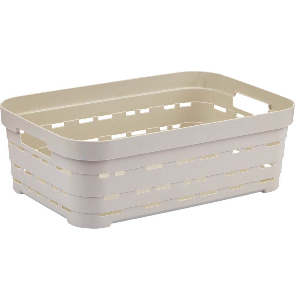 Корзина IDEA HOME Pyramid 2.8л 24x17,5x8 см Beige (00610 Bej)