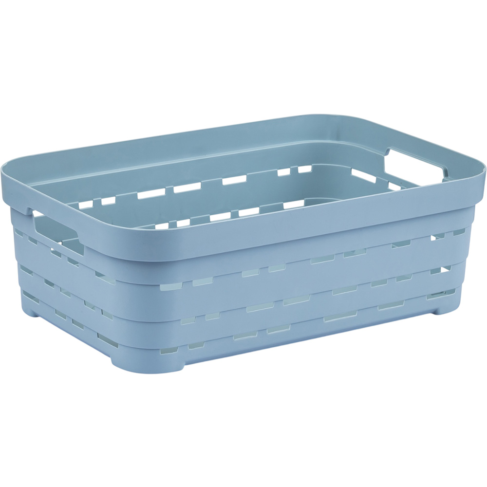 Корзина IDEA HOME Pyramid  2.8 л 24x17,5x8 см Blue-Grey (00610 Blue)